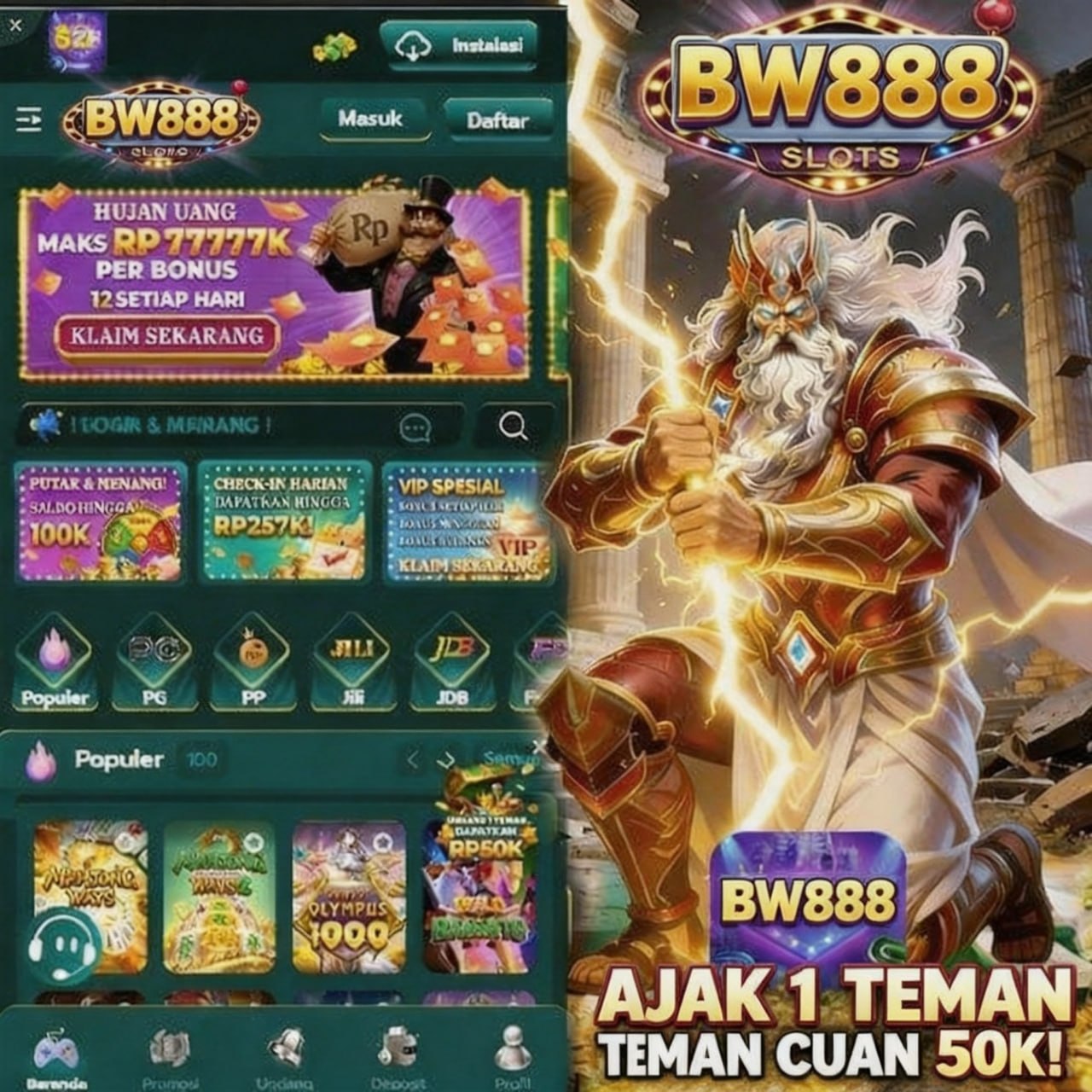 BW888 - bw888 Dowdload & Install Aplikasi Slot Asli Minimal Bet 400 Perak