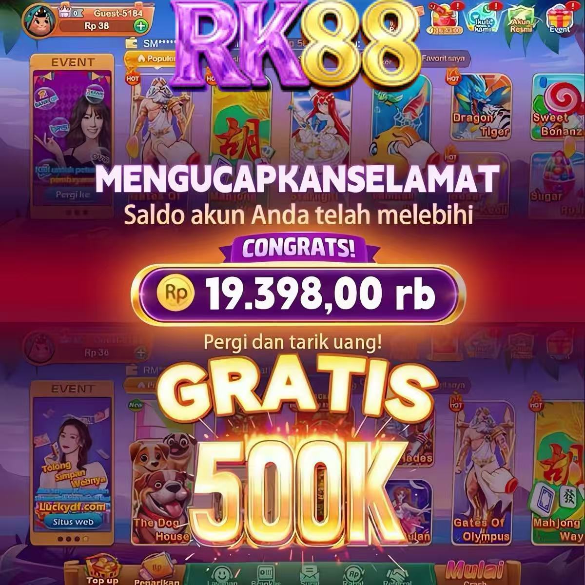 RK88 - Login Situs Resmi dan Nikmati Ragam Game PG Soft